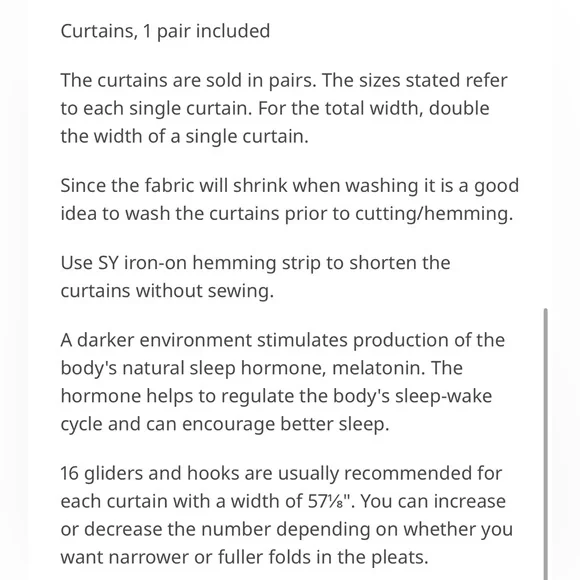 NWT IKEA MAJGULL Dark Blue Curtains - 2 Pairs available (4 panels total) - Picture 5 of 11